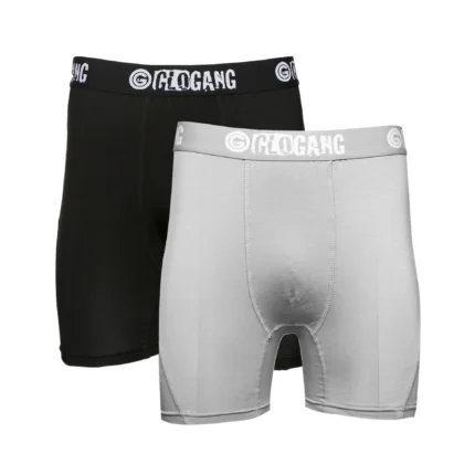 Glo Gang Boxer Briefs 2-Pack (BlackAthletic Grey)
