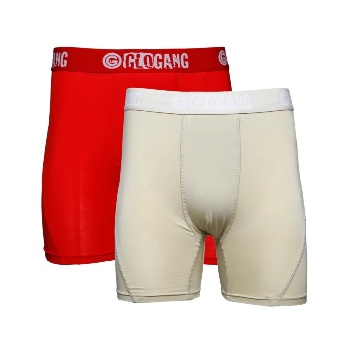 Glo Gang Boxer Briefs 2-Pack (RedTan)