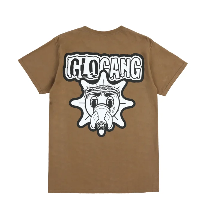 Glo Sun Font Logo Shirt (Brown)
