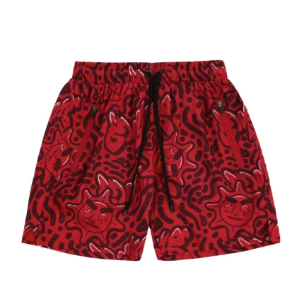 Glo Sun Logo Trunks (Psychedelic Red)