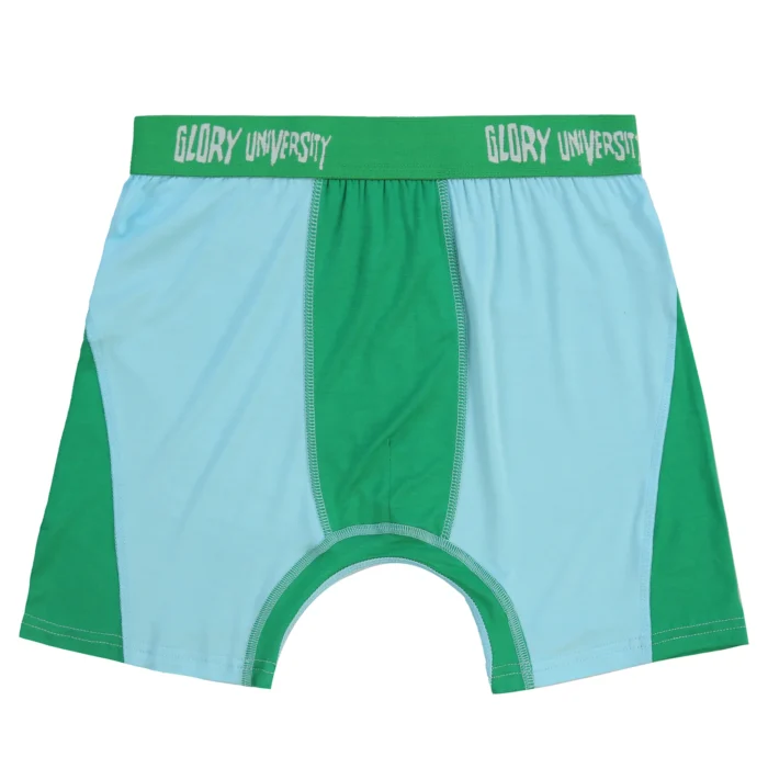Glory University Boxers (Green Light Blue)