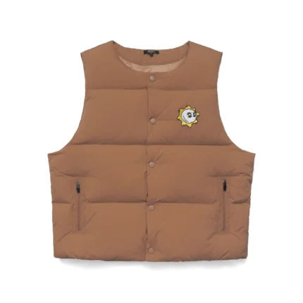 Malbon x Gloryboyz Puffer Vest (Almond)